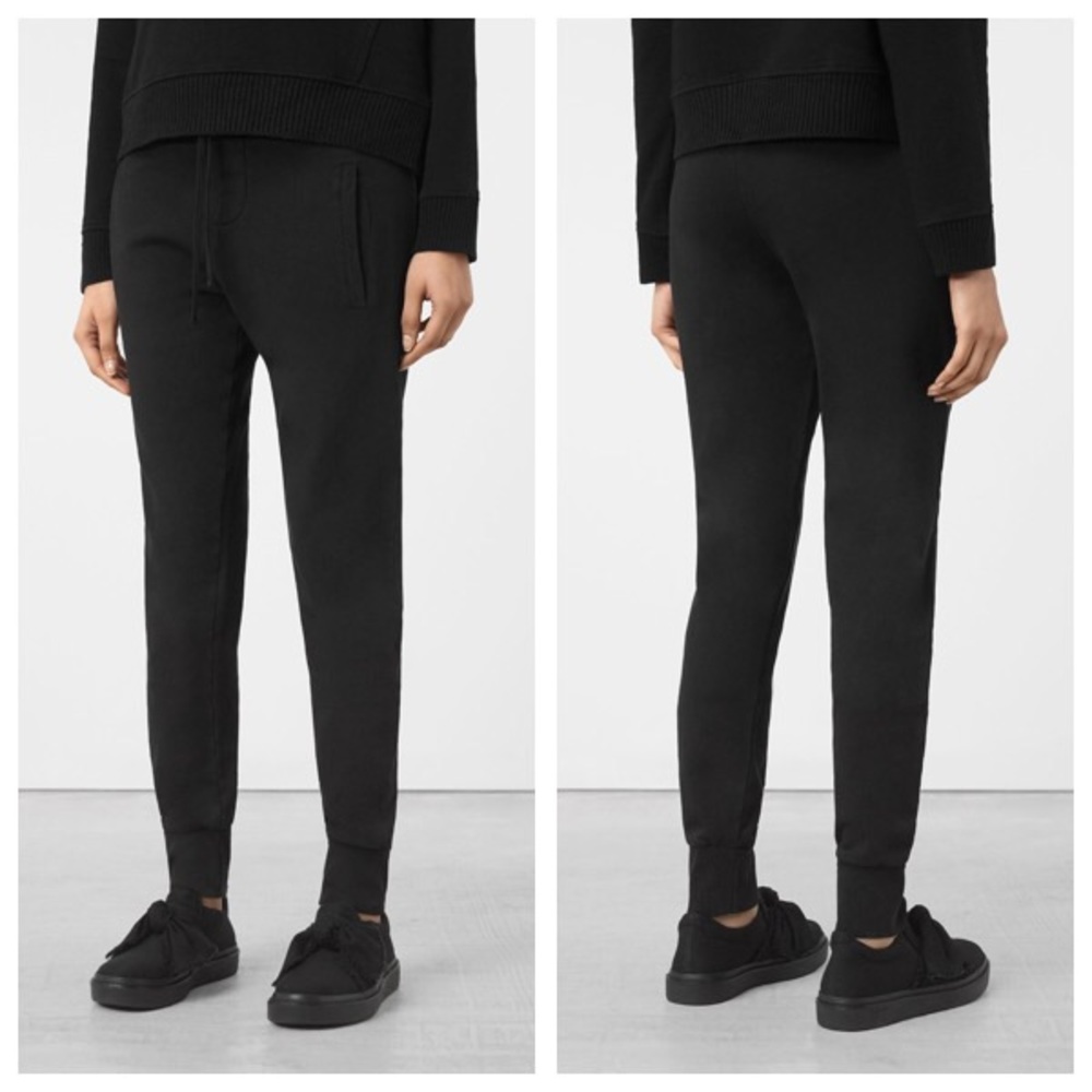AllSaints Urban Jogging Pants in Jet Black